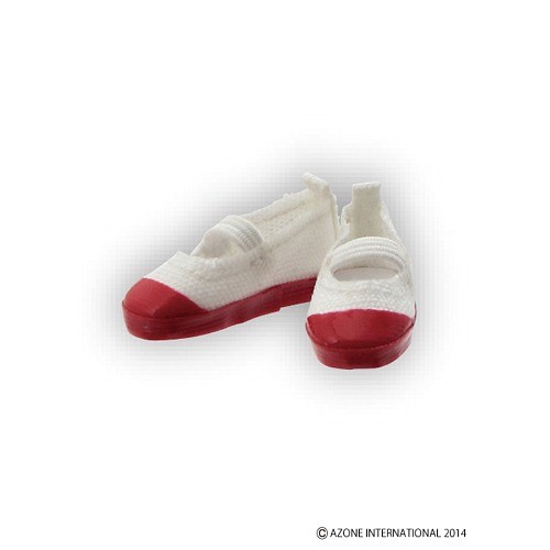 Indoor Shoes (White x Red), Azone, Accessories, 1/6, 4580116046216